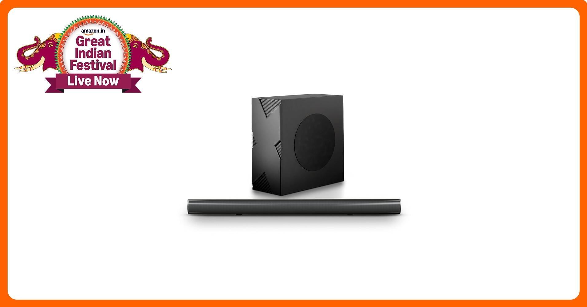 IMOJO Sound Bar 2.0 with 200w Signature Sound | Wireless